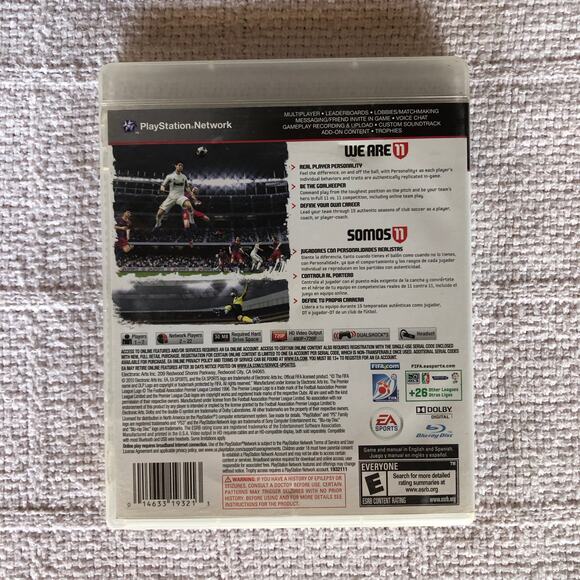 FIFA Soccer 11 PS3 Game CIB Complete with Manual Sony Playstation 3 - Picture 3 of 4